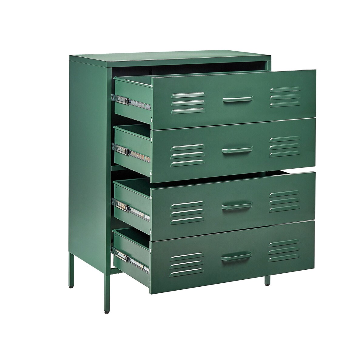 Komoda metalowa zielona ENAGO