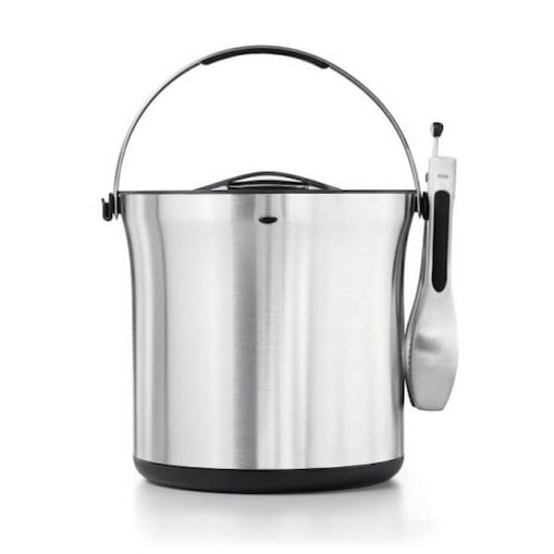 Wiaderko na lód ze szczypcami Steel Good Grips Oxo