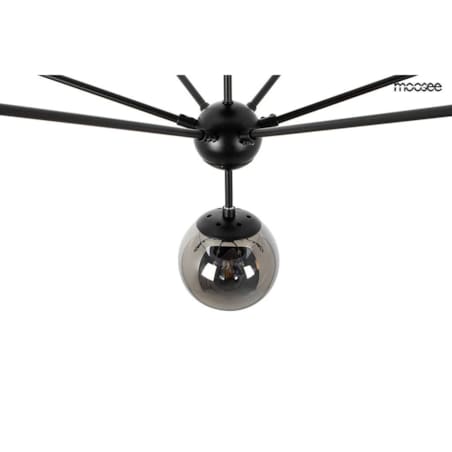 Wisząca lampa Astrifero MSE010100218 molekuły czarna