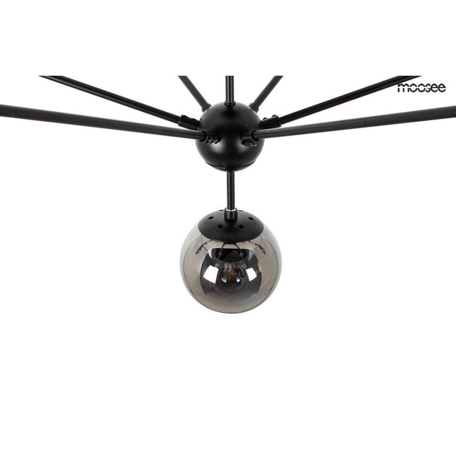 Wisząca lampa Astrifero MSE010100218 molekuły czarna