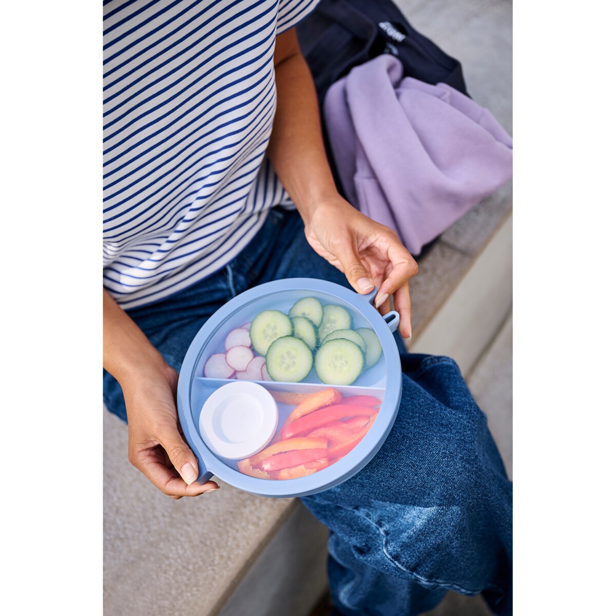 Miska Lunch Box z pokrywką Vita Nordic Blue 105830015700