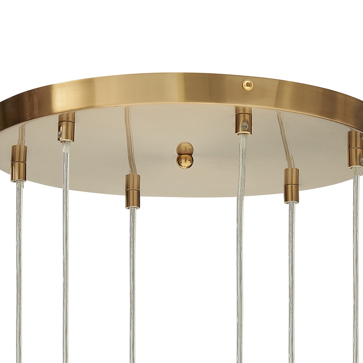 Lampa wisząca TOOMA Szkło Mosiężny