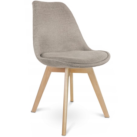 Krzesło tapicerowane materiałowe ALTA beżowe