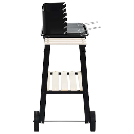 vidaXL Stojak z kołami, na grill węglowy