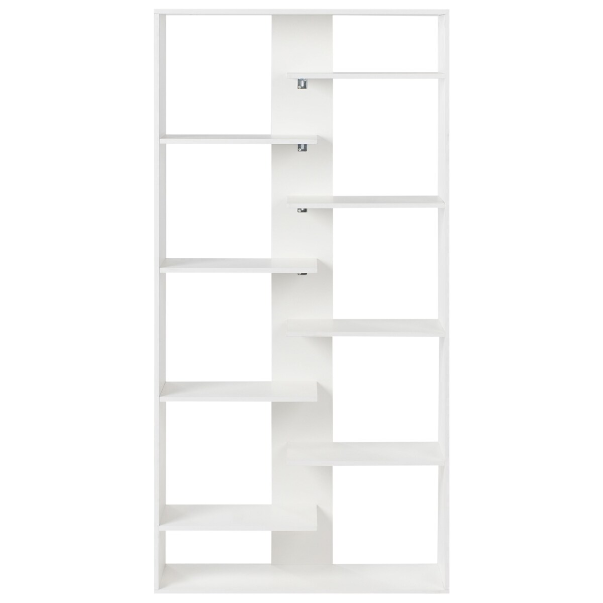 Regał na książki 8 półek FONTAS 180 cm Biały