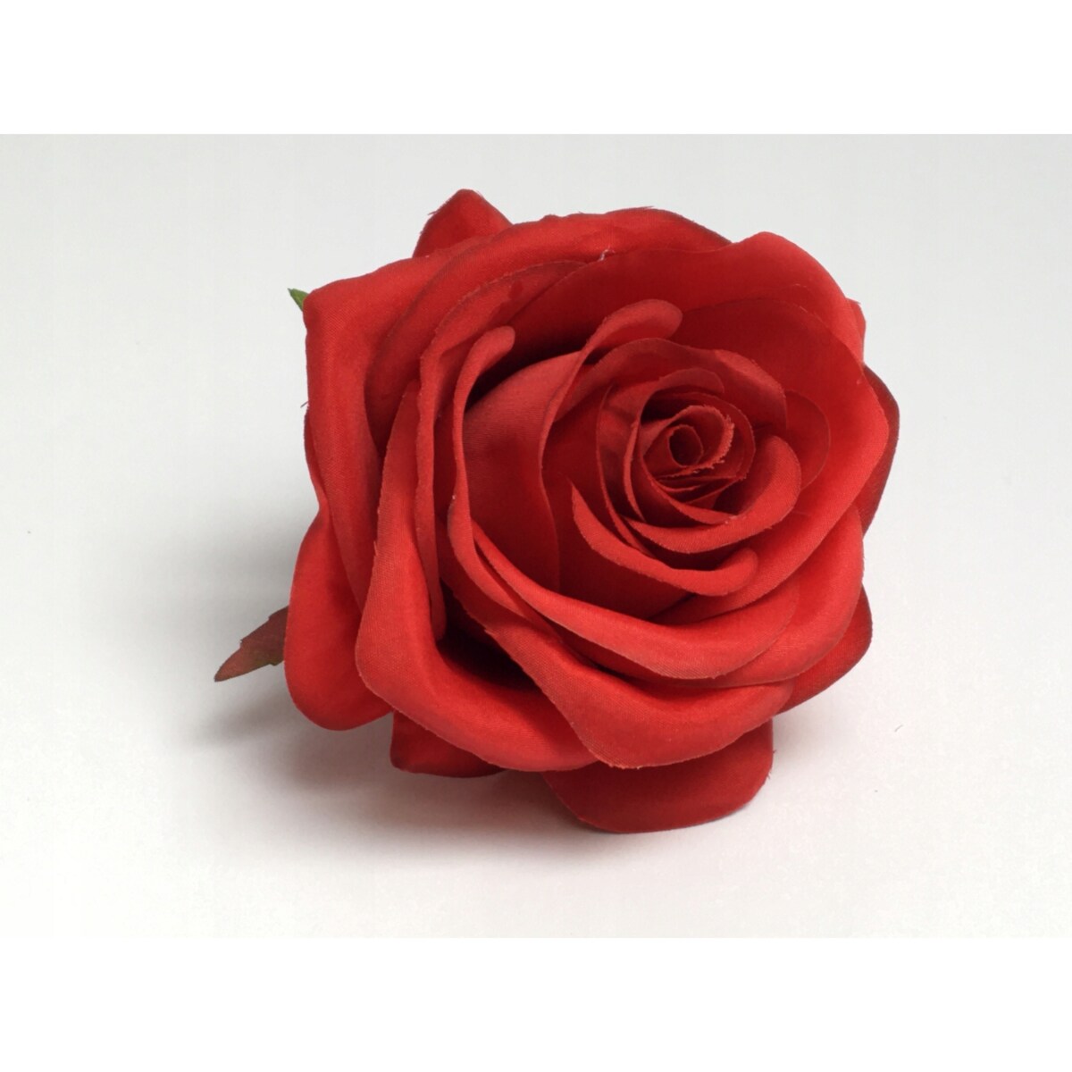 RÓŻA CZERWONA SZTUCZNA na bukiet stroik wiązanka ŁADNA kompozycja dekoracja