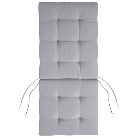 Zestaw 2 krzeseł ogrodowych z poduszkami MAUI PREMIUM Drewno akacjowe Jasnoszary