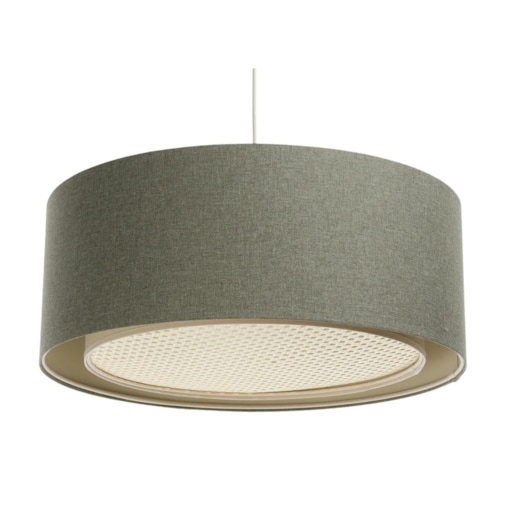 Lampa wisząca ERUTAN RATTAN 40 zielona