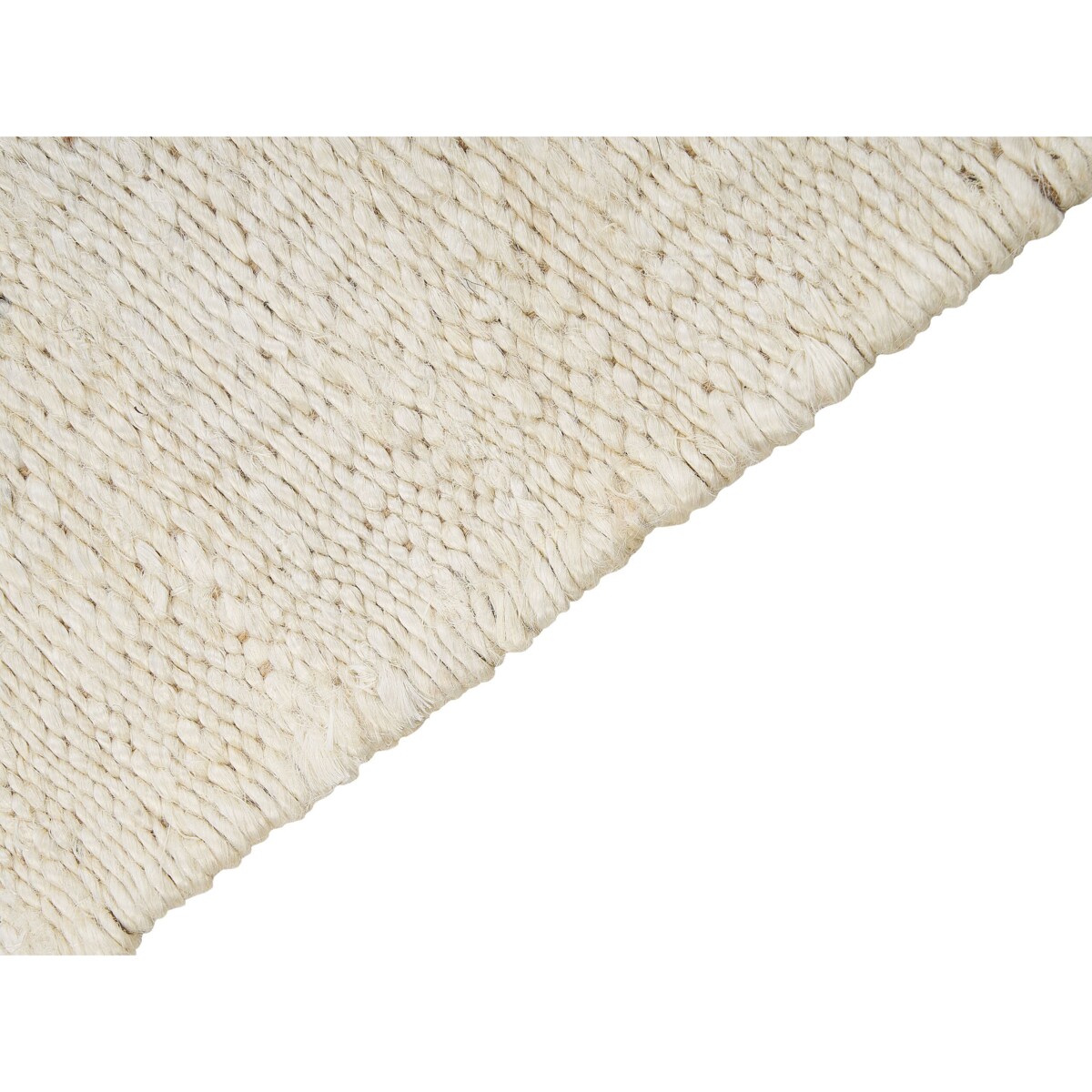 Dywan z juty 80 x 150 cm jasnobeżowy LUNIA