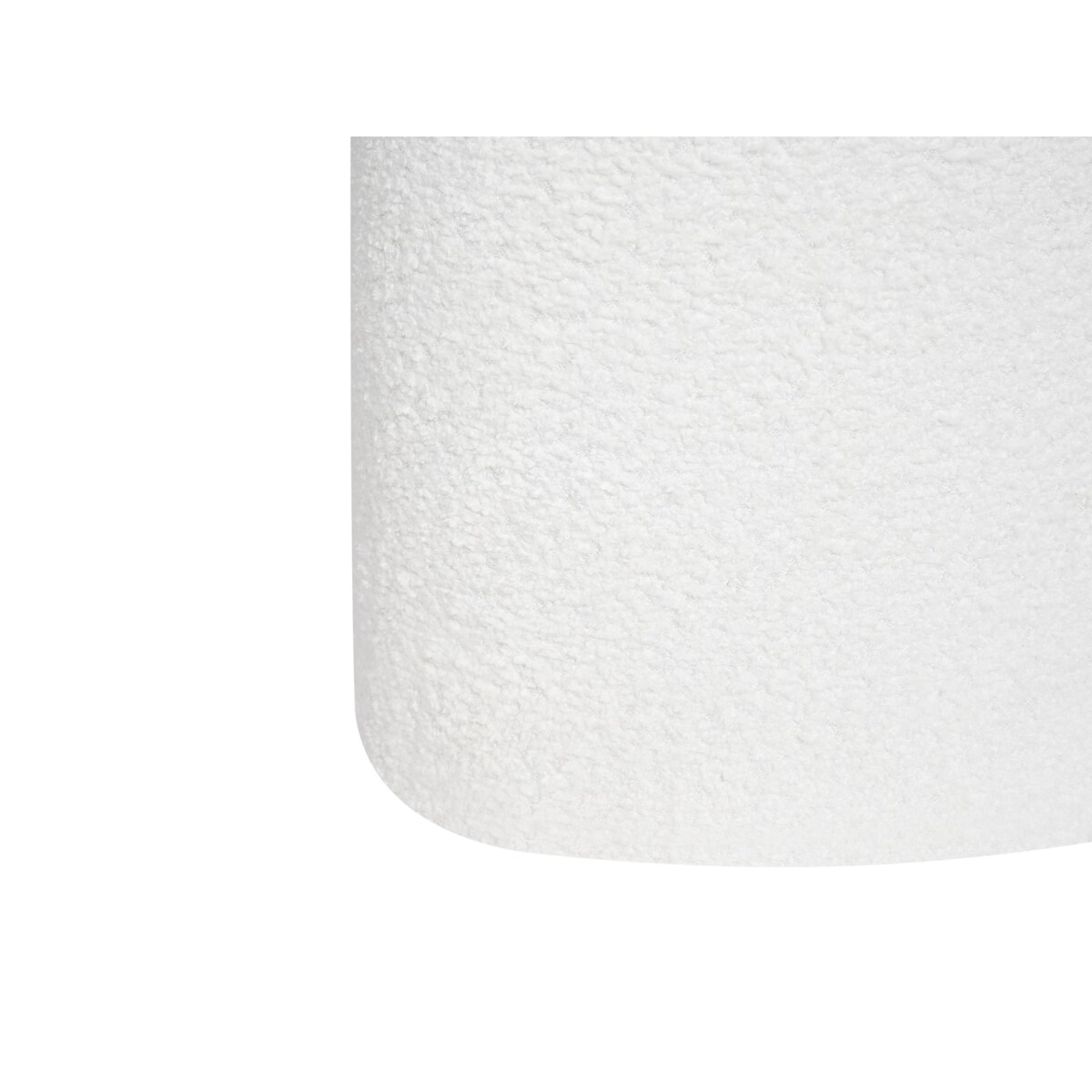 Puf SCOTIA Szenil Złamana biel 40 cm 33 cm 44 cm