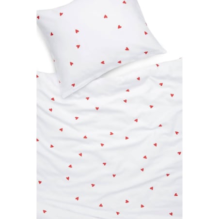 Pościel Serduszka 220 x 200 cm + 50 x 70 cm (2 szt)