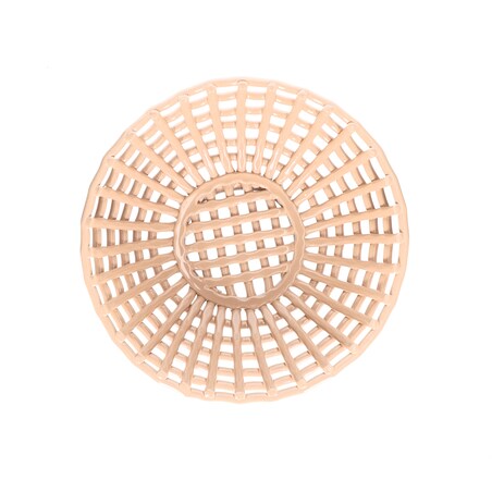 RITUALI DOMESTICI CATTURATA Koszyk okrągły duży beżowy 36 x 13 cm