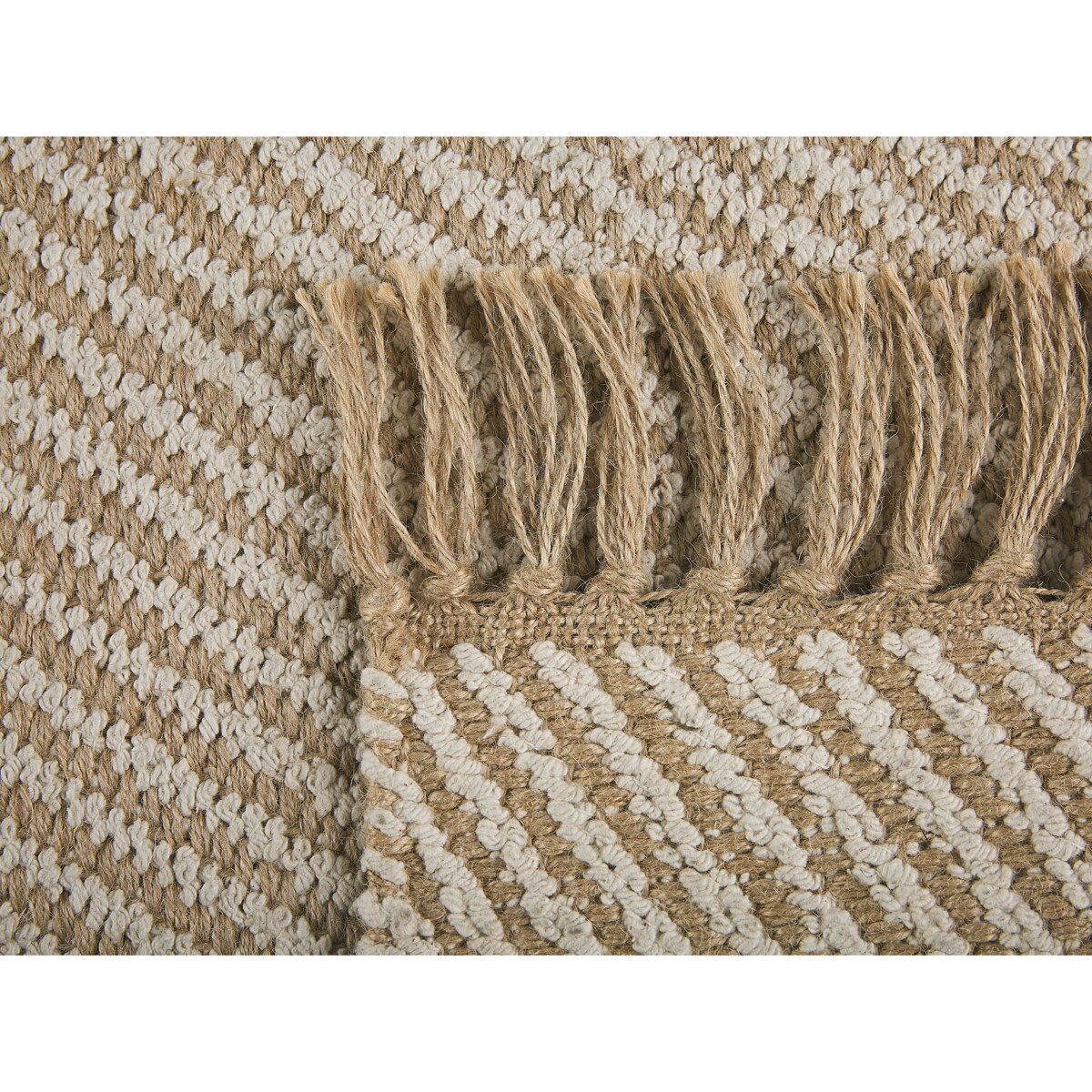 Dywan z juty 50 x 80 beżowy ALADAG