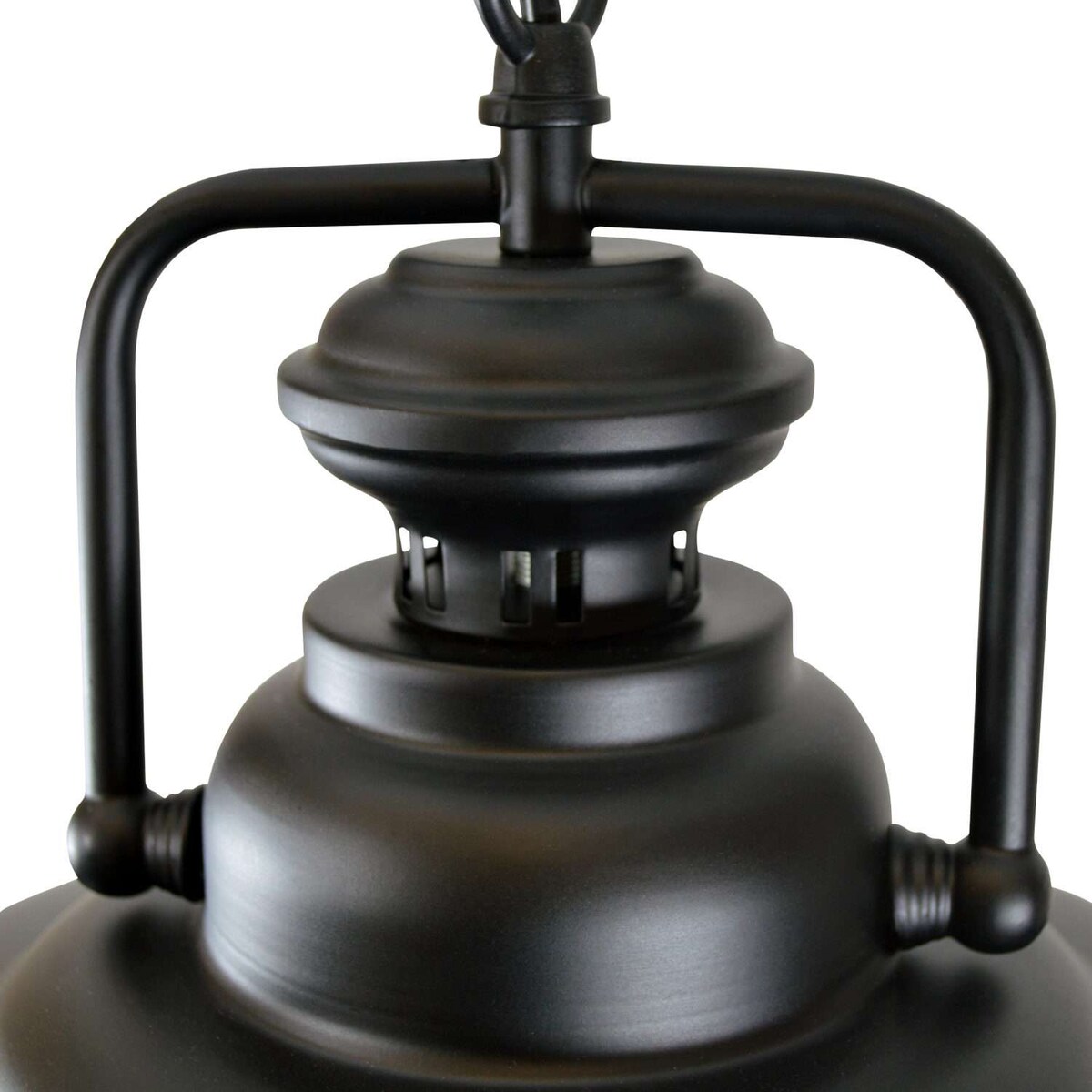 LAMPA wisząca ICELAND 305473 Polux industrialna OPRAWA zwis na łańcuchu czarny