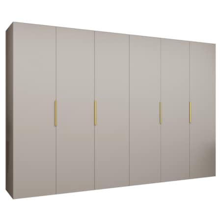 Szafa uchylna otwierana MARBELLA 1 300 wys. 202 cm Kaszmir + u. Złoty
