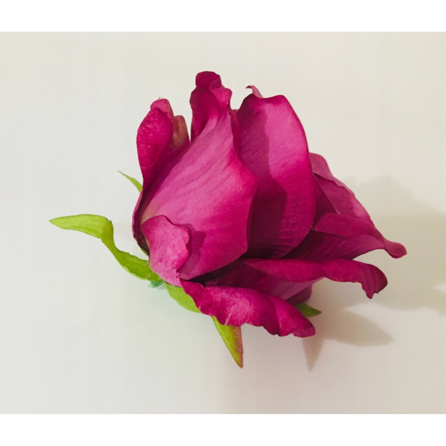 6x Róża sztuczna wyrobowa do wiązanek główka pąk cmentarz kwiaty róże duże