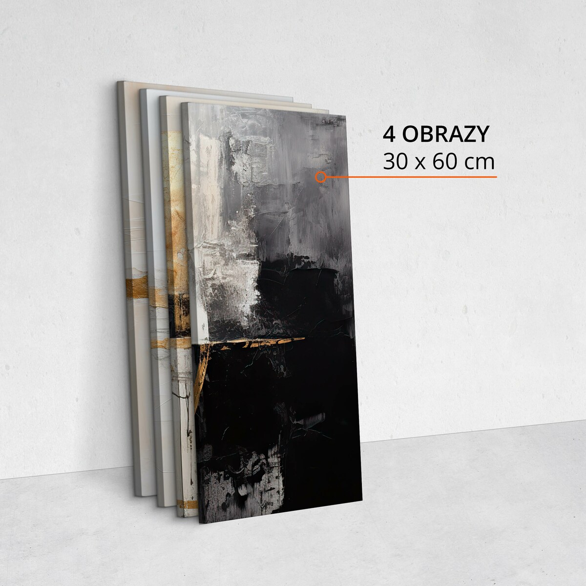 Obraz na płótnie Złota abstrakcja 120x60cm
