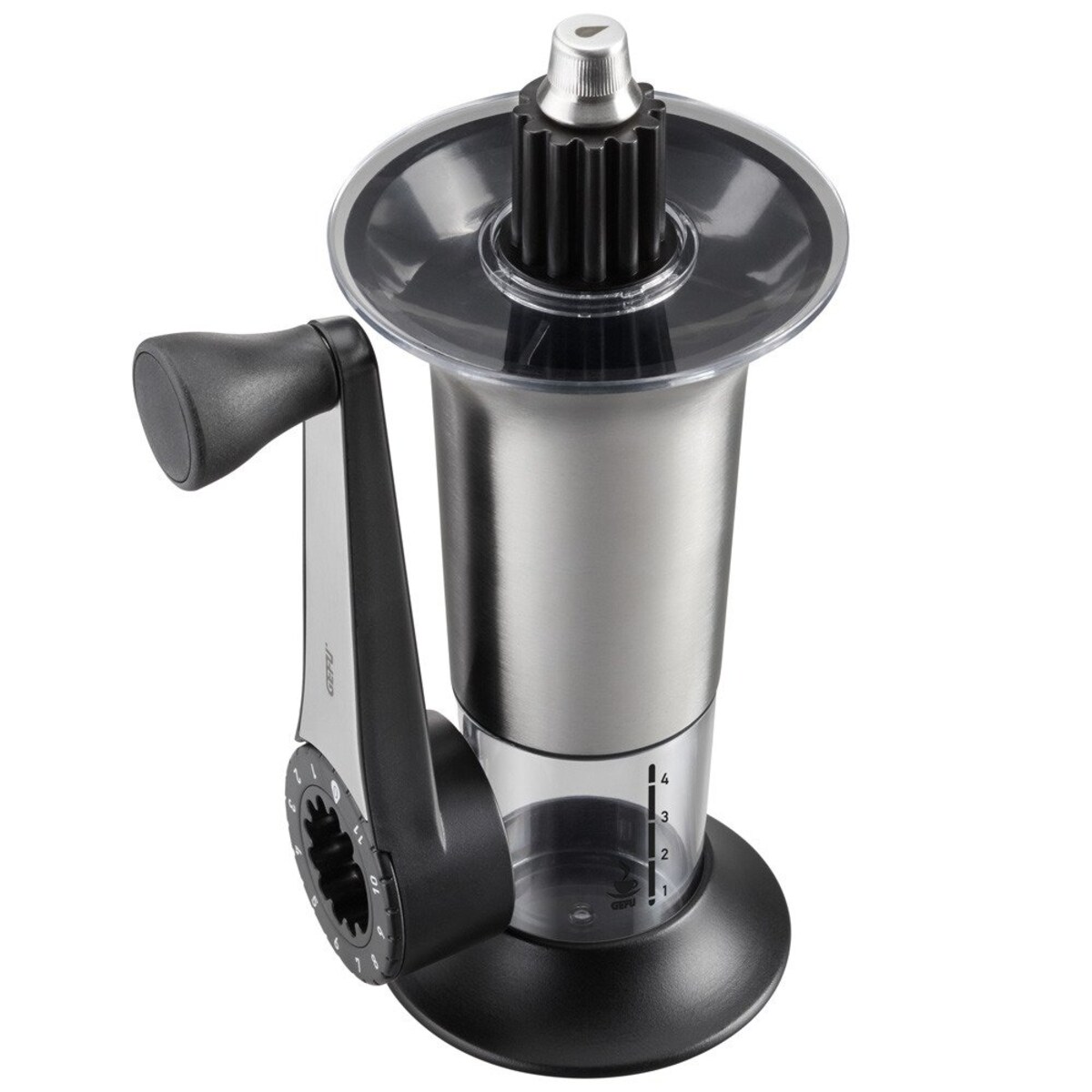 Młynek do kawy, praktyczne pokrętło z 11 stopniami pomoże dokładnie zmielić ziarna