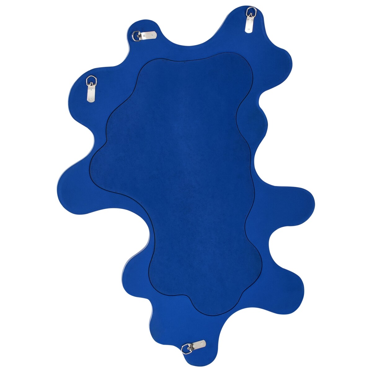 Lustro ścienne ROSCOFF 59 x 80 cm Niebieski