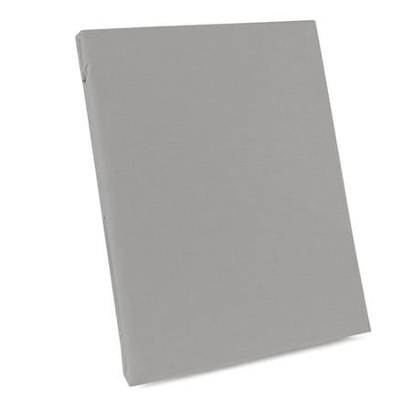 Prześcieradło bawełniane bez gumki 200x220 + dodatkowe 5cm po bokach bokach jasno szare