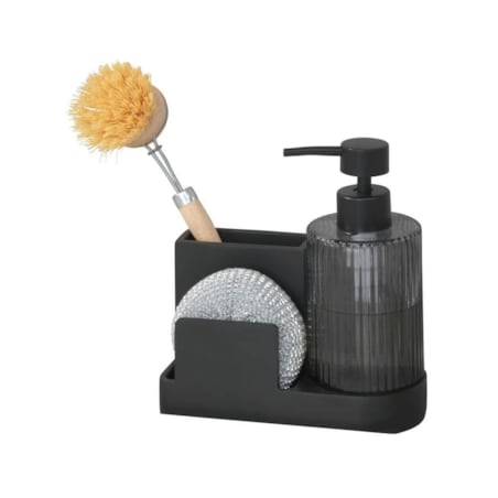 Organizer łazienkowy 17x16x7,5cm z dozownikiem 420 ml APINA