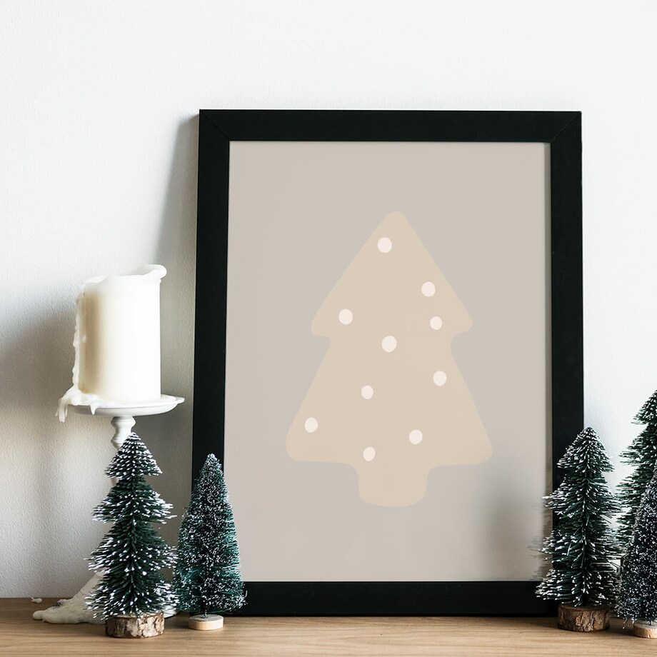 Plakat dla dzieci Choinka 20x30