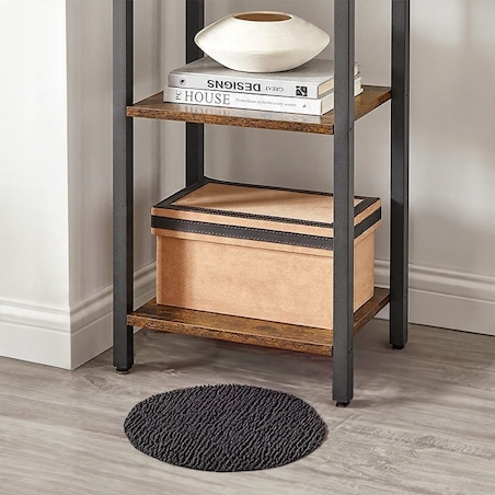 Biurowy regał na książki biblioteczka wysoki loft industrial słupek vintage