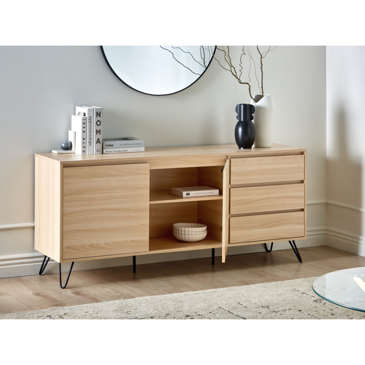 Szafka 2-drzwiowa CARDIGAN Jasnobrązowy