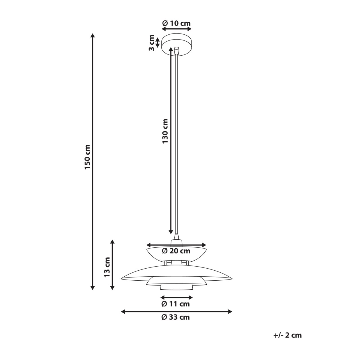 Lampa wisząca JURGA Metal Czarny