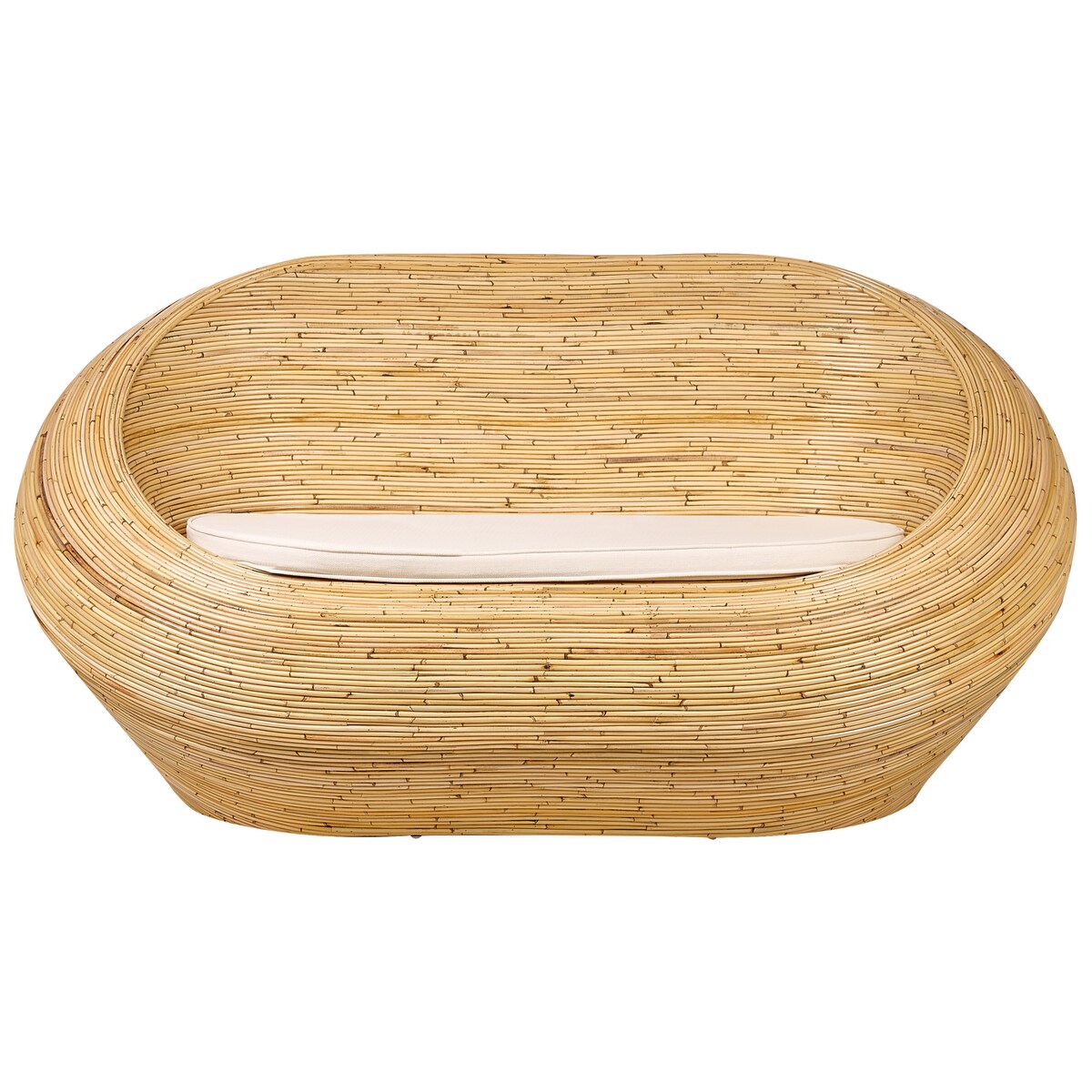 Sofa ogrodowa dla 2 osób MAIORI Rattan Naturalny