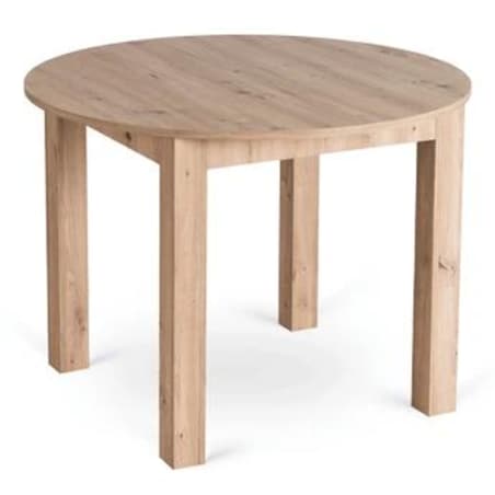 Stół okrągły rozkładany do jadalni artisan 102-142 cm HARRY