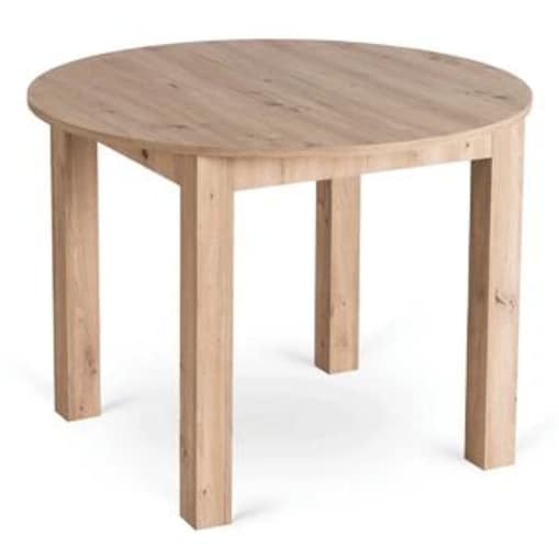 Stół okrągły rozkładany do jadalni artisan 102-142 cm HARRY