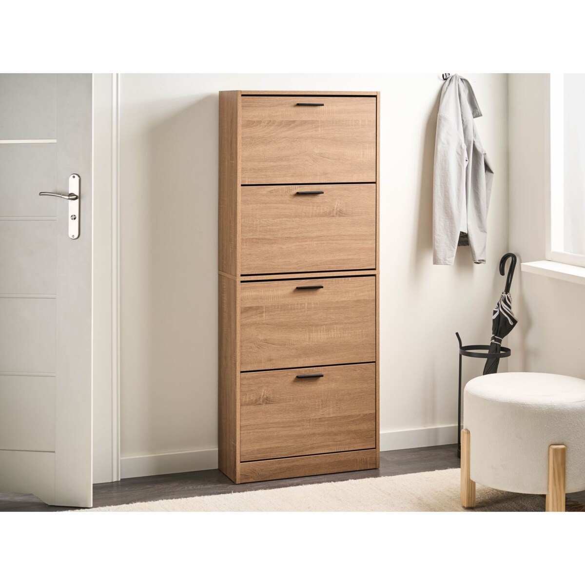 Szafka na buty BOWRAL Jasnobrązowy