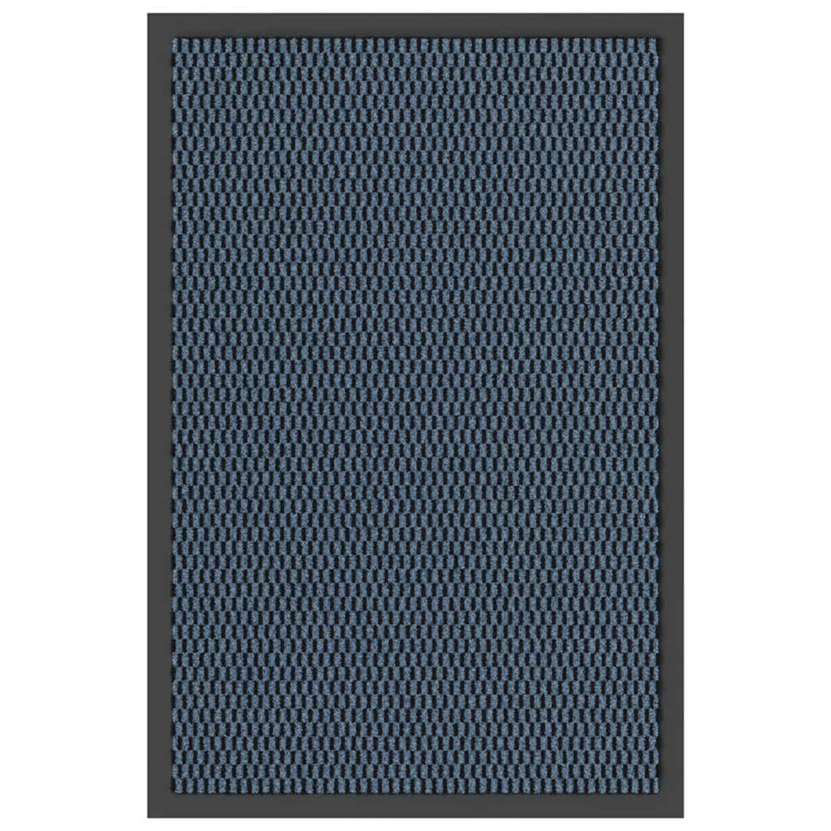 vidaXL Wycieraczka Niebieska 40x60 cm