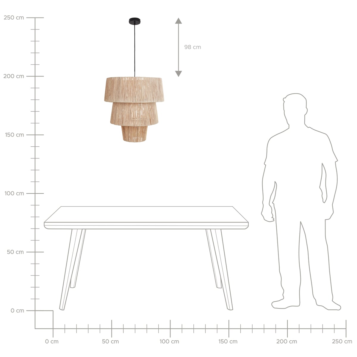 Lampa wisząca PREMAT Plecionka Naturalny