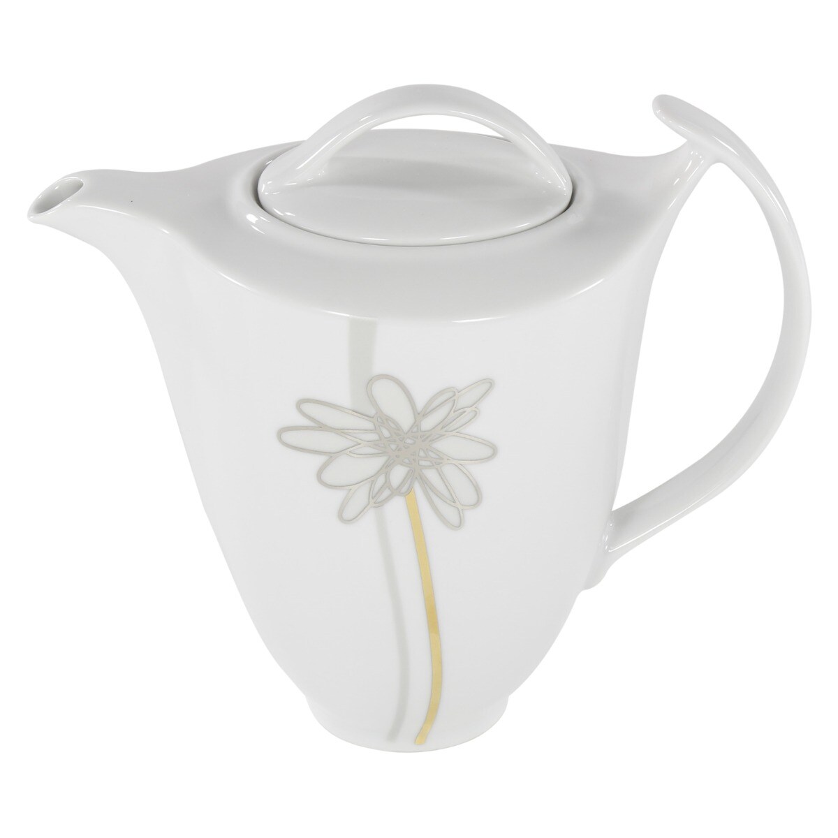 Garnitur do kawy dla 12 osób 39 el. Akcent Złoty Kwiat E525