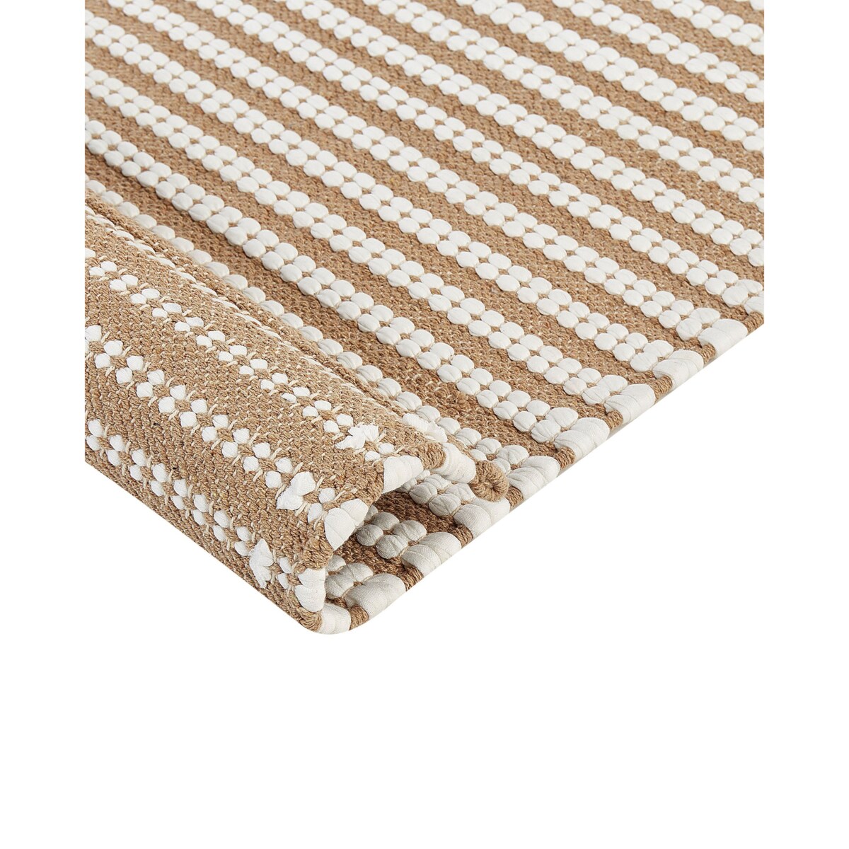 Dywan SOFULU Brązowy 80 x 150 cm Bawełna