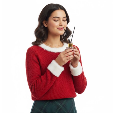 Patyczki Zapachowe Dyfuzor Zapach Świąteczny Odświeżacz Powietrza 50 Ml Śnieżynka Piernik