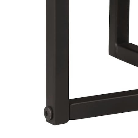 vidaXL Stoliki kawowe, zsuwane razem, 3 szt., drewno akacjowe i żelazo