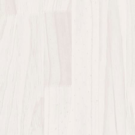 vidaXL Regał na książki, 2 półki, biały, 100x30x70 cm, drewno sosnowe