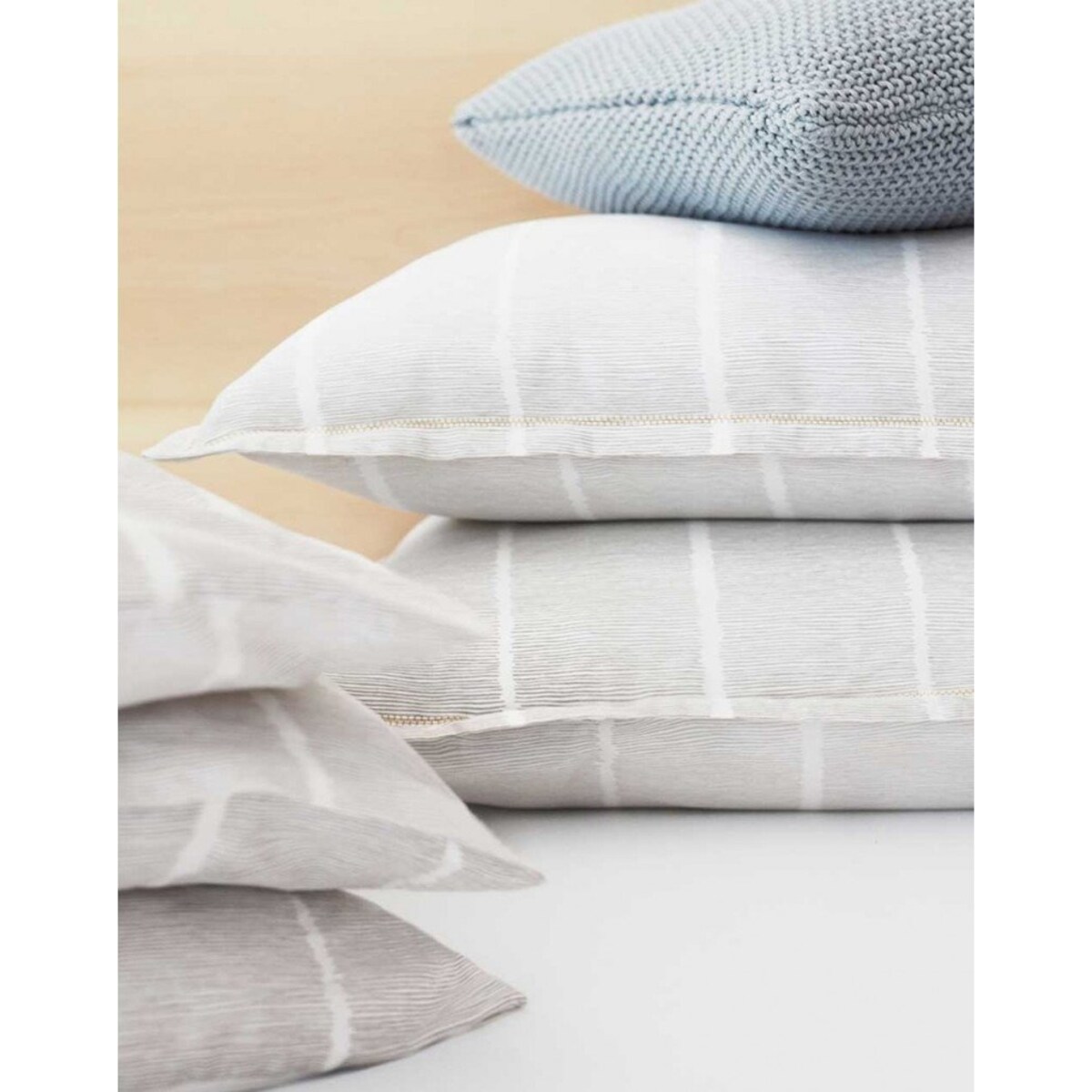 Komplet bawełnianej pościeli 200 x 220 cm dla 2 osób SKAURA satynowa pościel, 100 % Bawełna - kolor szary, Marc O'Polo