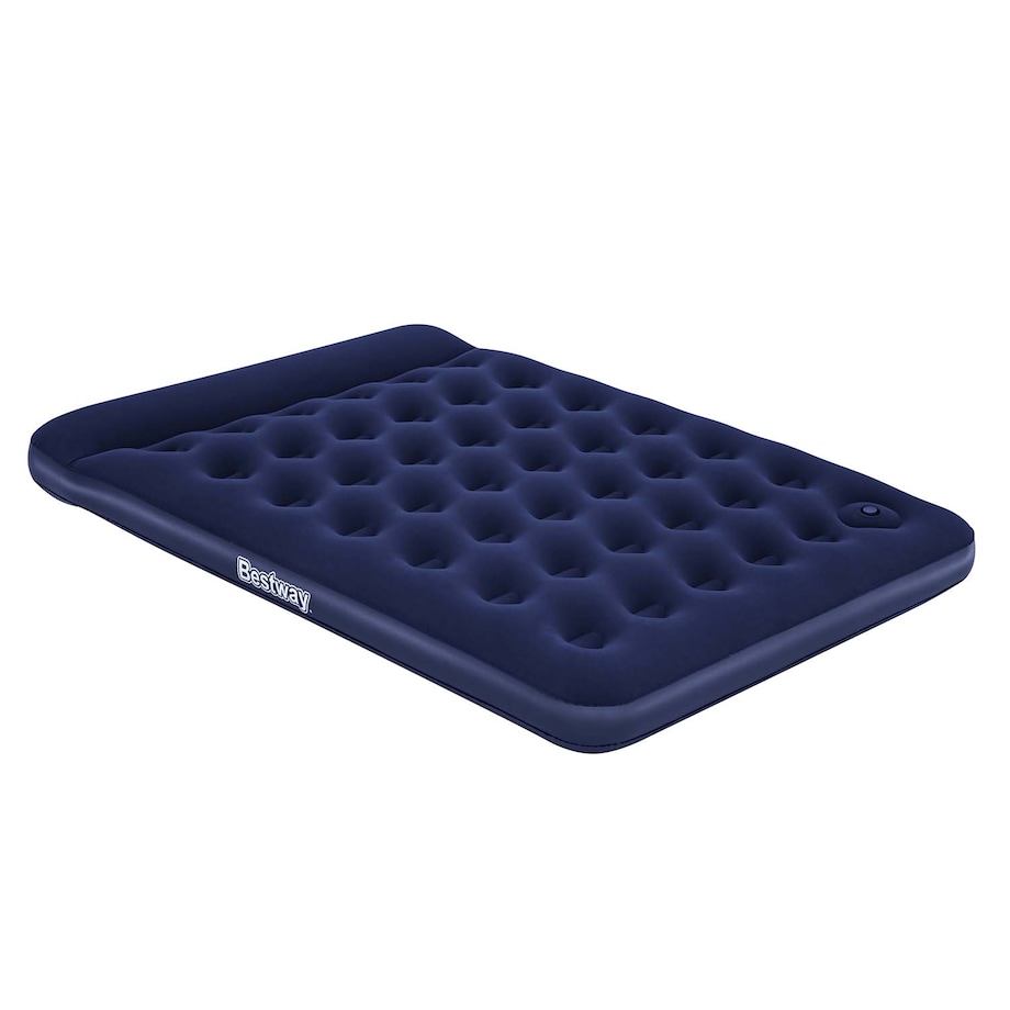 Materac dmuchany Bestway wbudowana pompka nożna dwuosobowy 203x152x28 cm
