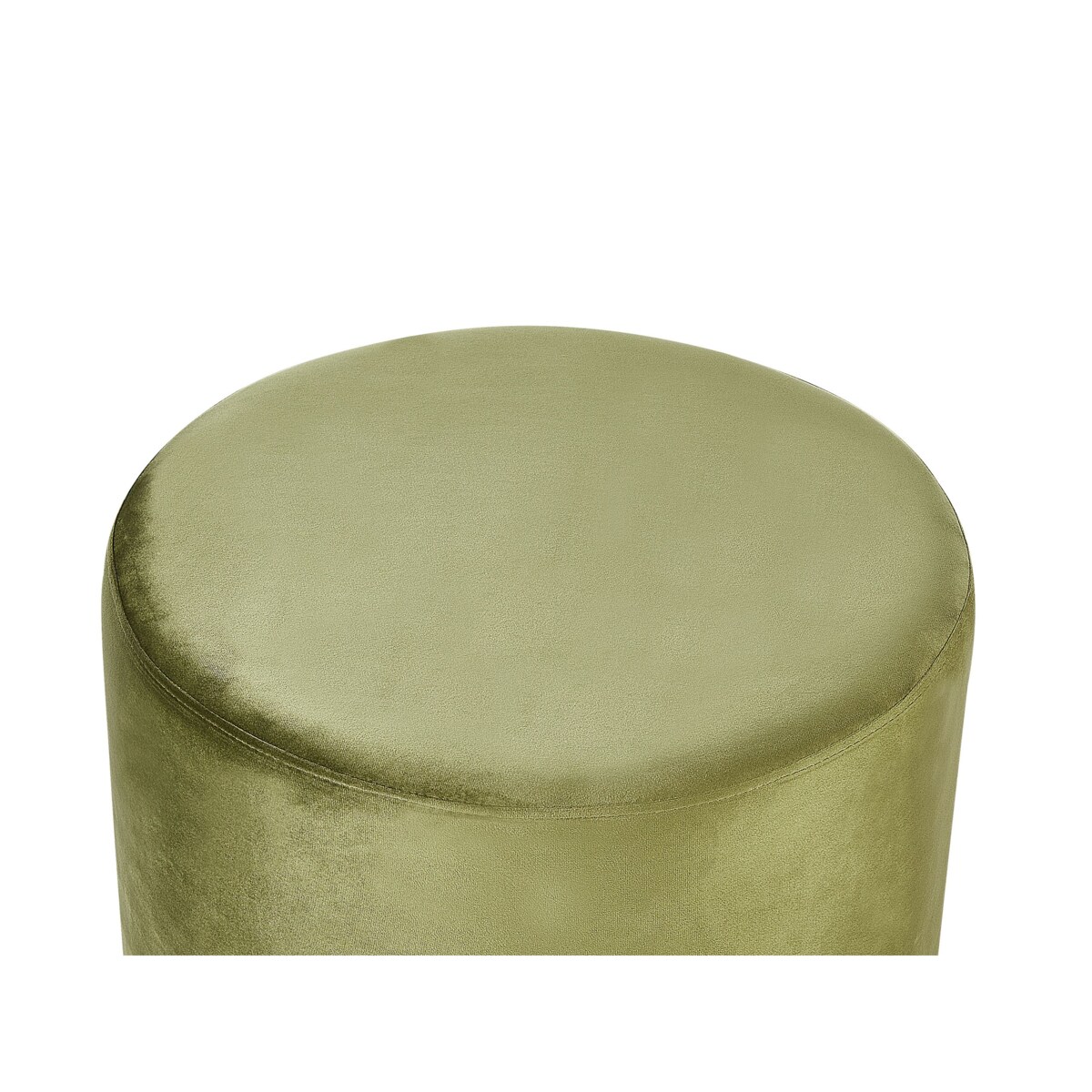 Puf okrągły 61 cm oliwkowy MILLEN