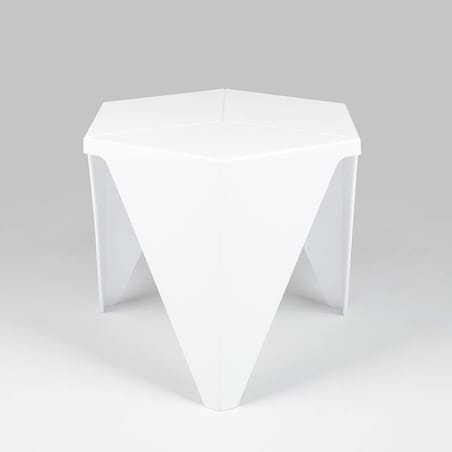 Nietuzinkowy stolik do salonu Clove KH010100218 King Home art. Deco biały