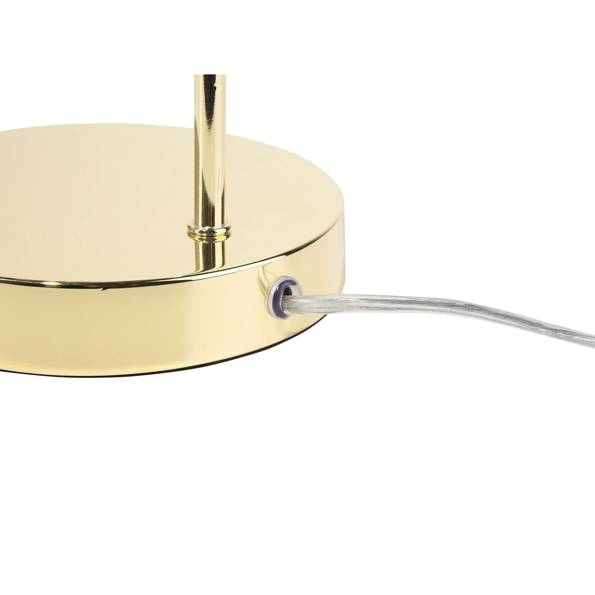 Lampa stołowa metalowa złota SAVENA