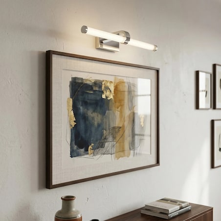 Kinkiet App1881-1W 40Cm Led Chrom, Aluminium, Tworzywo Sztuczne