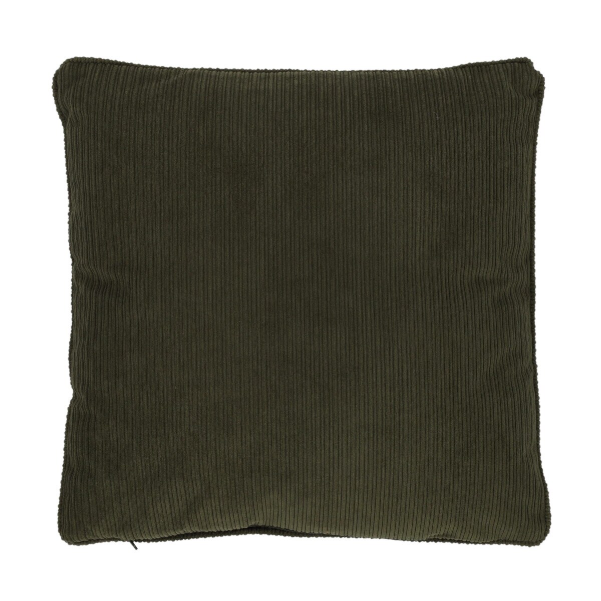 Poduszka dekoracyjna sztruksowa z lamówką, 40 x 40 cm