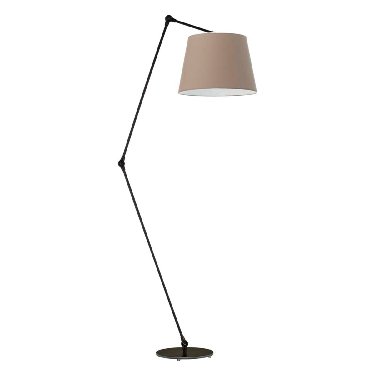 Lampa stojąca podłogowa przegubowa regulowana z abażurem stożek SOUL