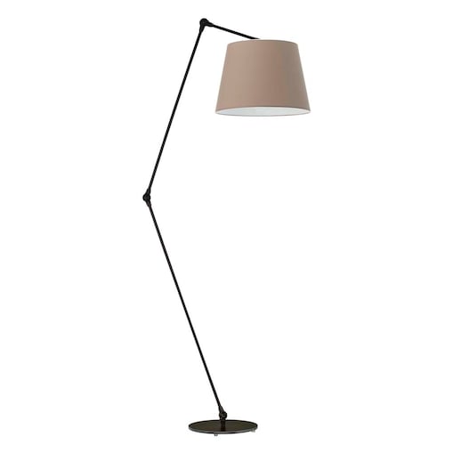Lampa stojąca podłogowa przegubowa regulowana z abażurem stożek SOUL