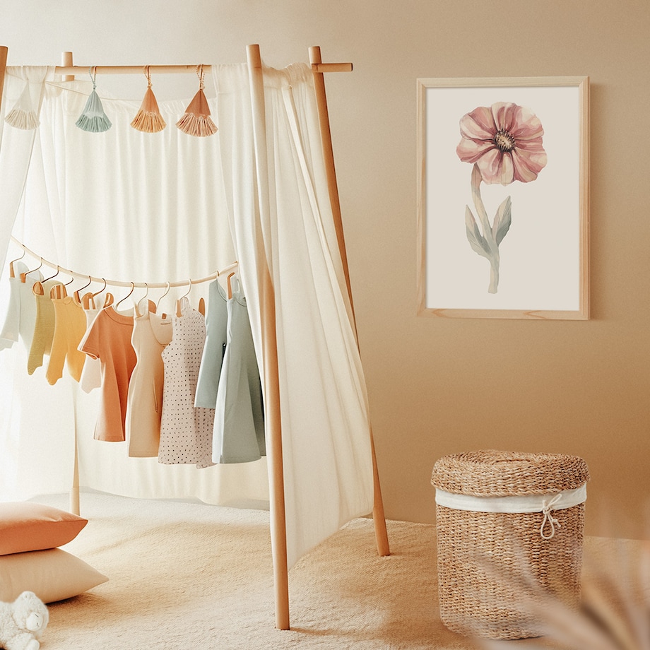 Plakat dla dzieci Kwiat 1 30x40